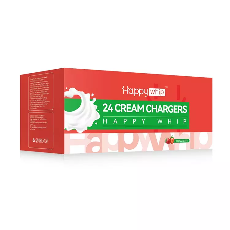 8g N2O Whip Cream Chargers with Strawberry Flavor