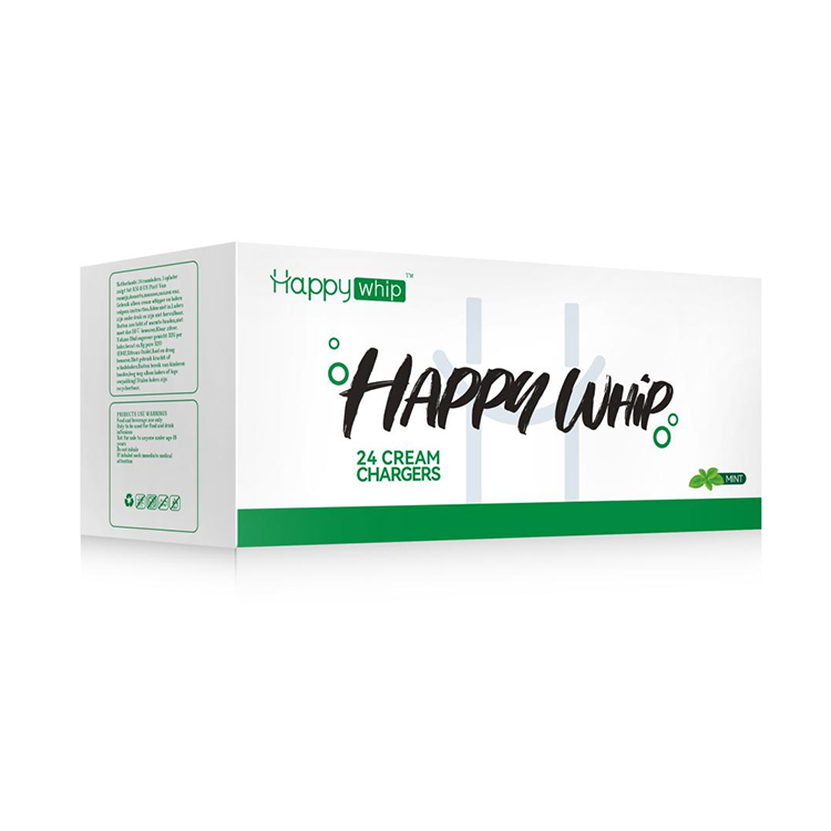Popular Mint Flavor for The Happywhip 8g Whipped N2O Cream Chargers